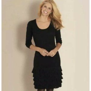 SOFT SURROUNDINGS Theodora Sweater Dress Black